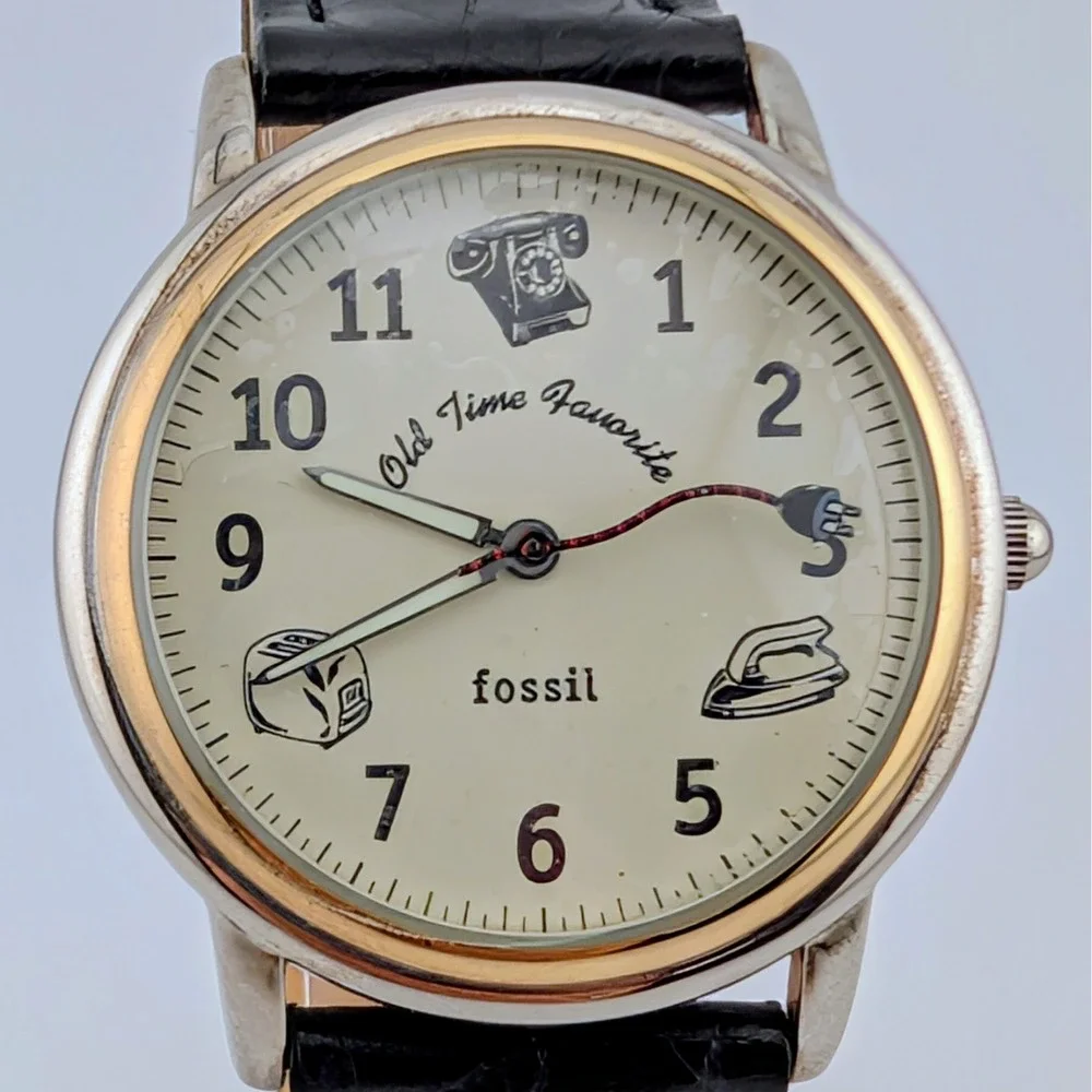 Fossil Old Time Favorites 1994 LE-9493 Limited Edition #0021/5000 34mm Watch